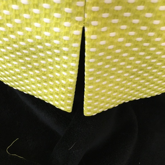 TAHARI Yellow White Dress Sleeveless Size 4 - EUC - Picture 5 of 10